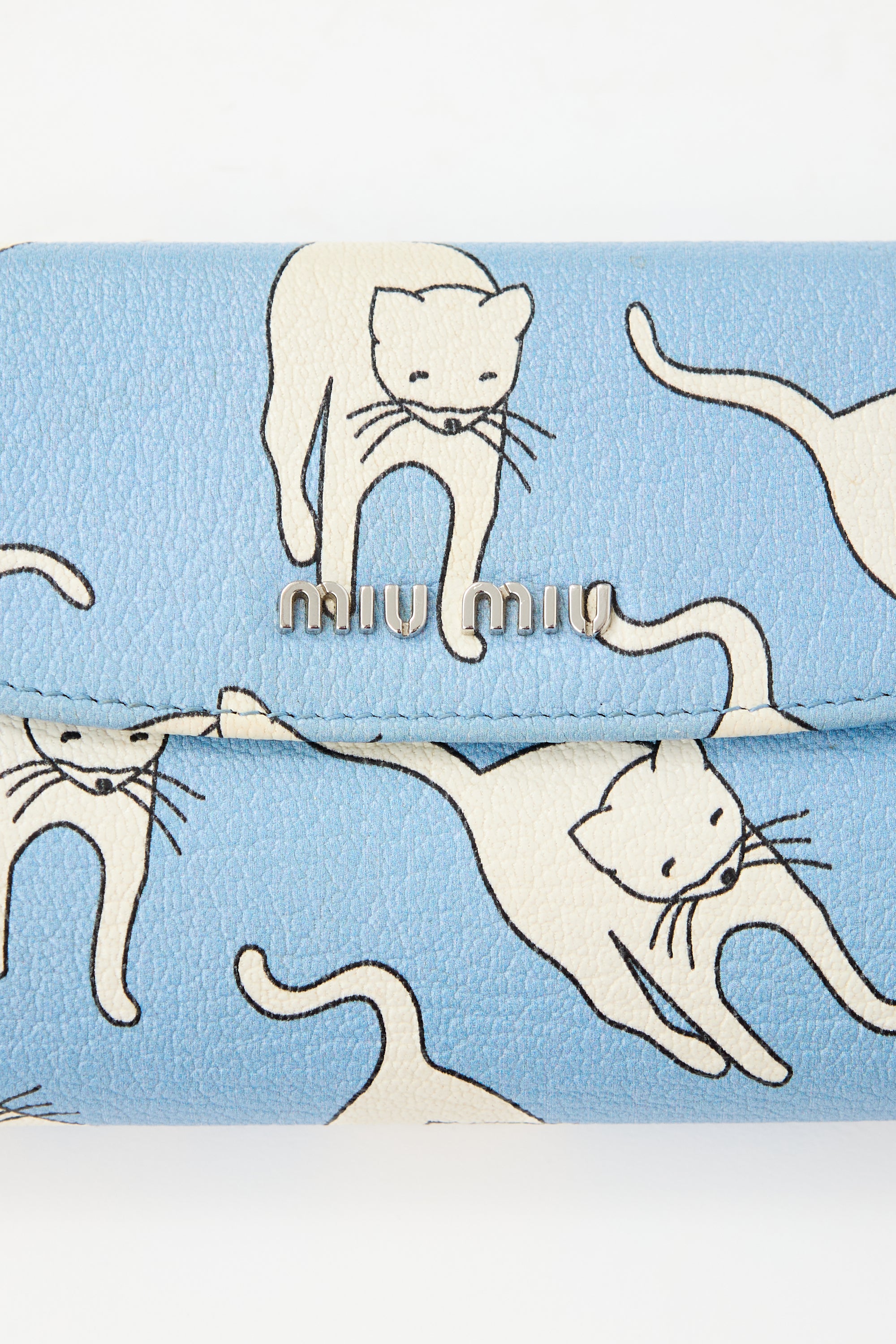 Miu Miu Leather Printed Wallet
