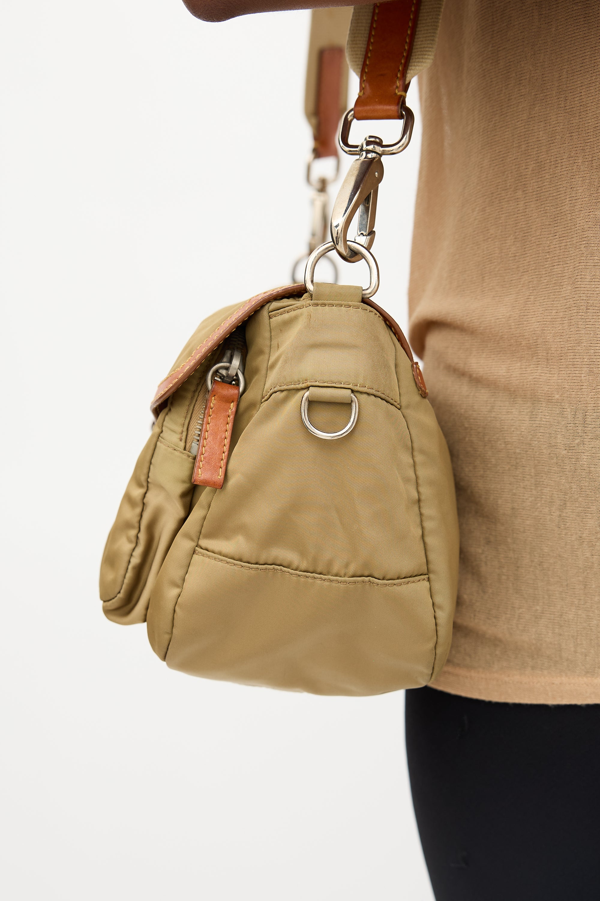 Miu Miu Nylon Shoulder Bag