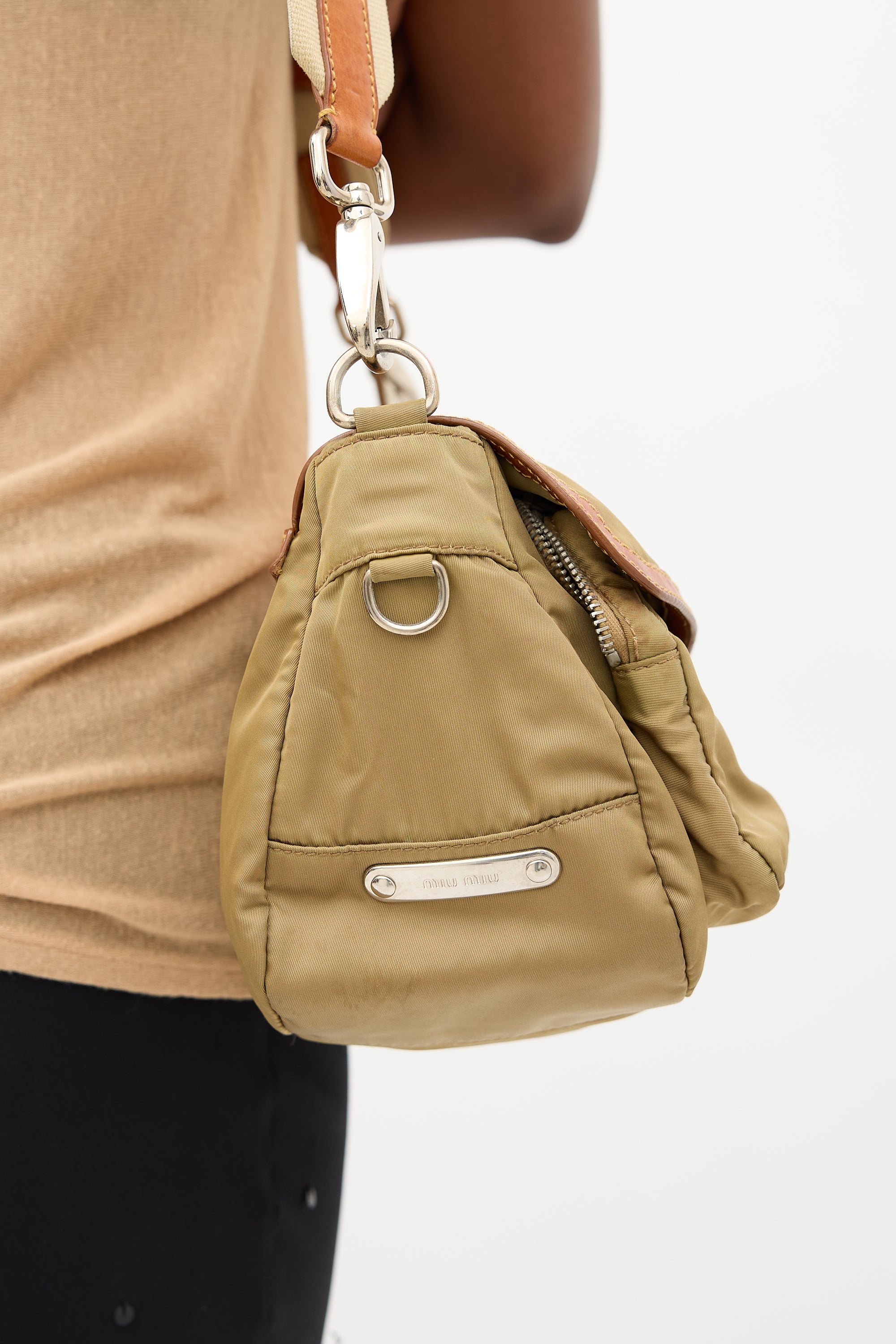 Miu Miu Nylon Shoulder Bag