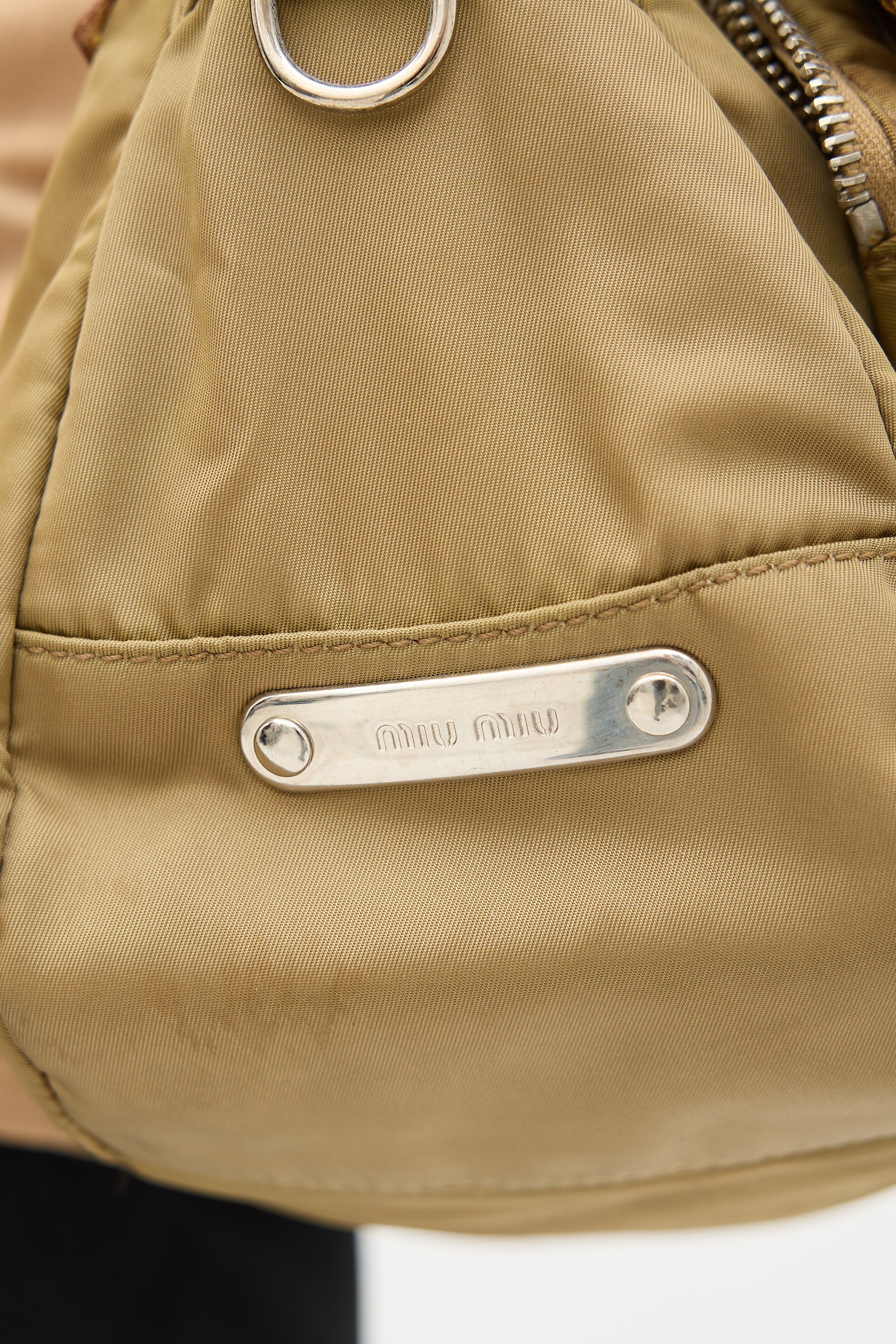 Miu Miu Nylon Shoulder Bag