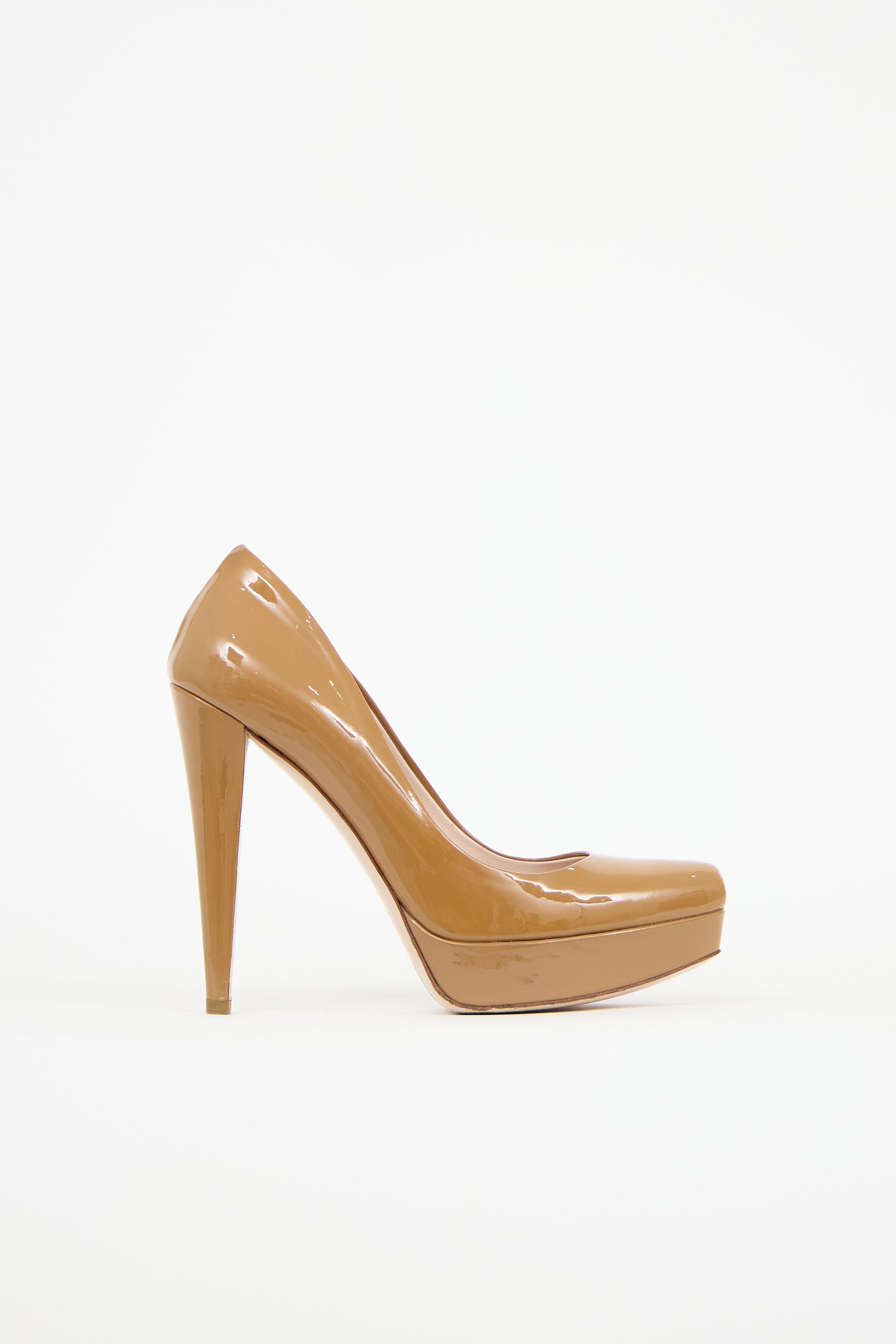 Miu Miu Patent Leather Platform Pump