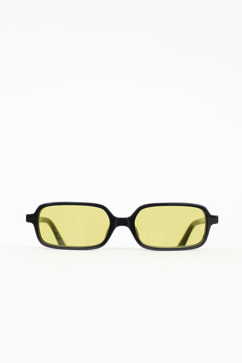 Miu Miu SMU11Z Logo Rectangle Sunglasses