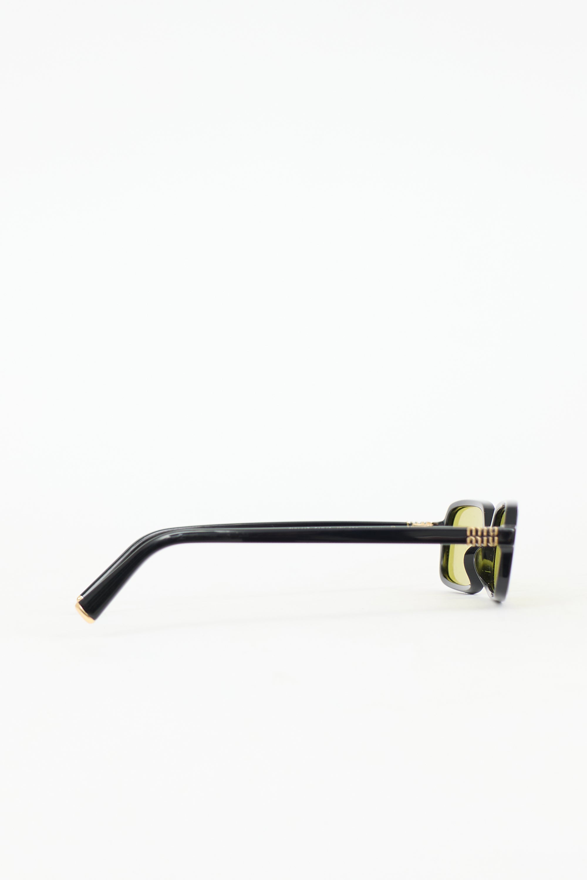 Miu Miu SMU11Z Logo Rectangle Sunglasses