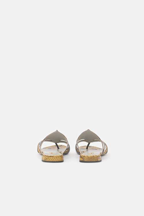 Miu Miu SS 2008 Leather & Suede Sandal