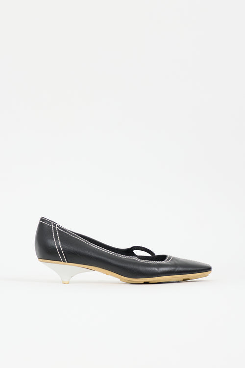 Miu Miu Vintage Leather Pump