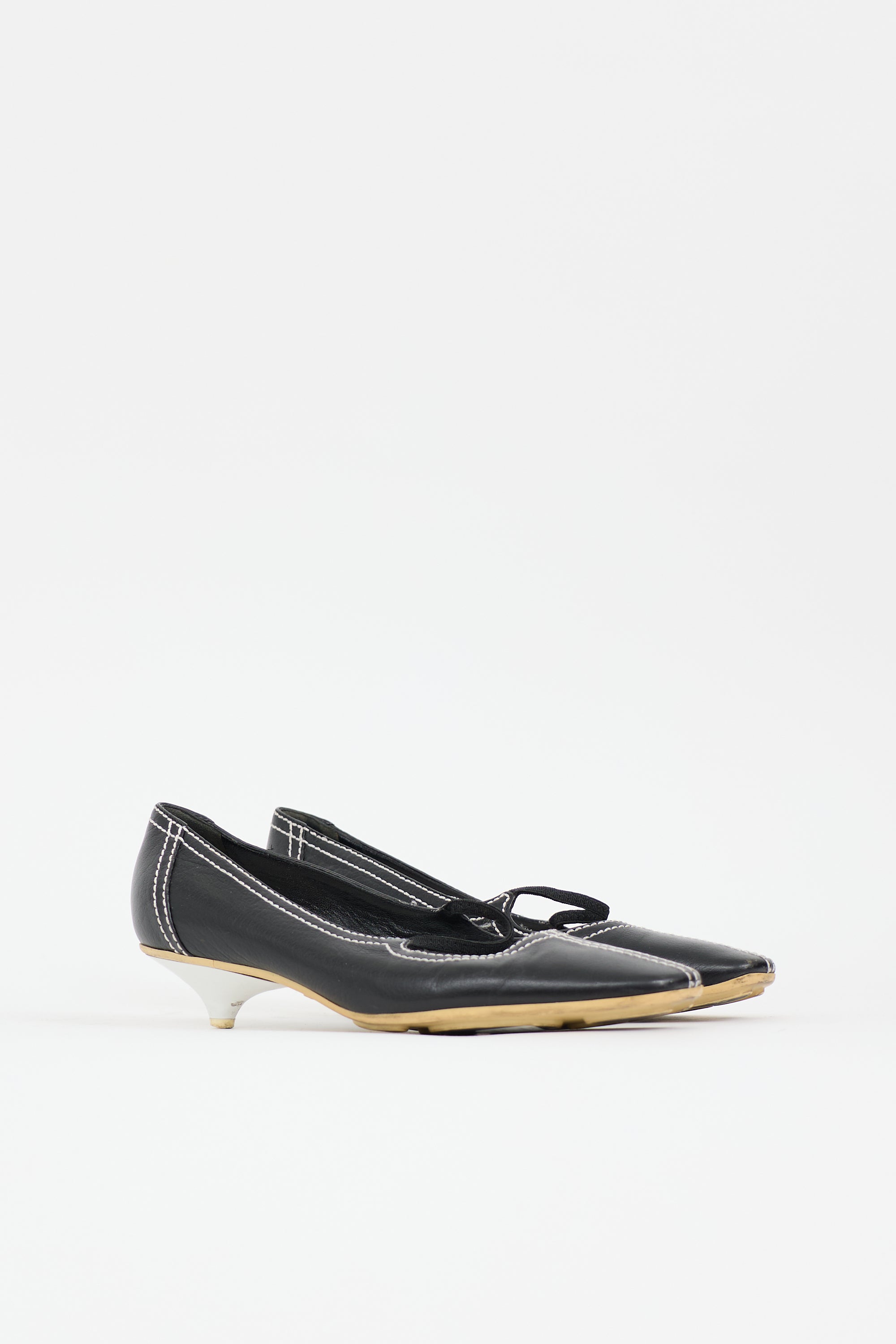 Miu Miu Vintage Leather Pump