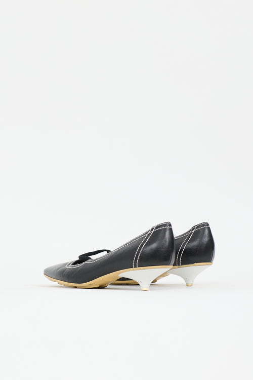 Miu Miu Vintage Leather Pump