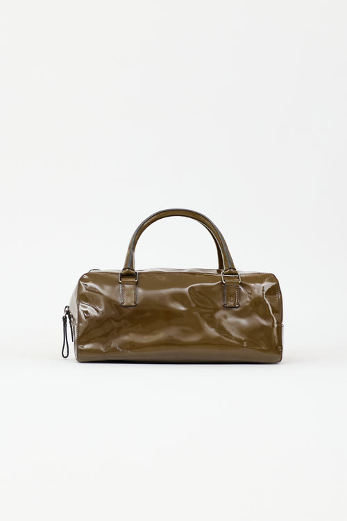 Miu Miu Vintage Patent Boston Bag
