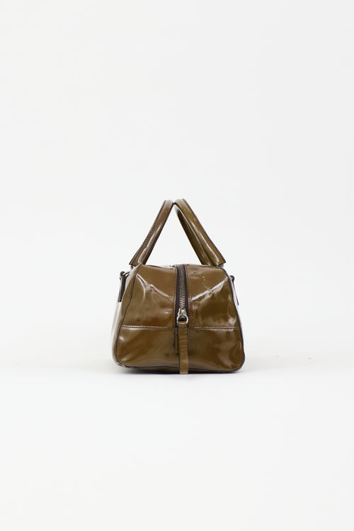 Miu Miu Vintage Patent Boston Bag