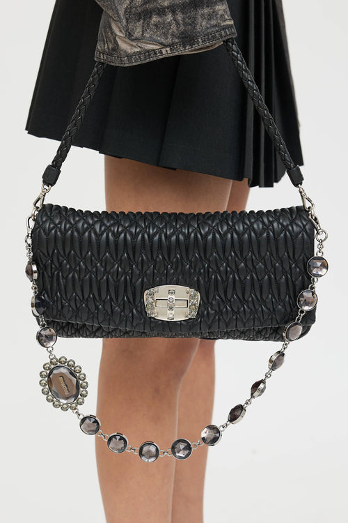 Miu Miu Matelassé Crystal Bag