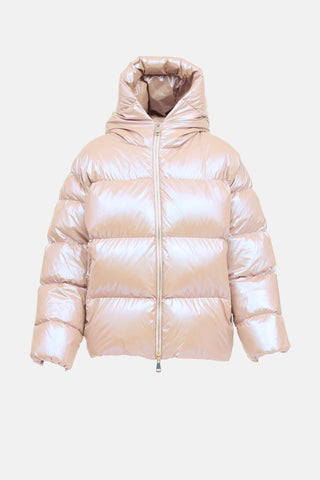 Iridescent Frasne Puffer  Coat