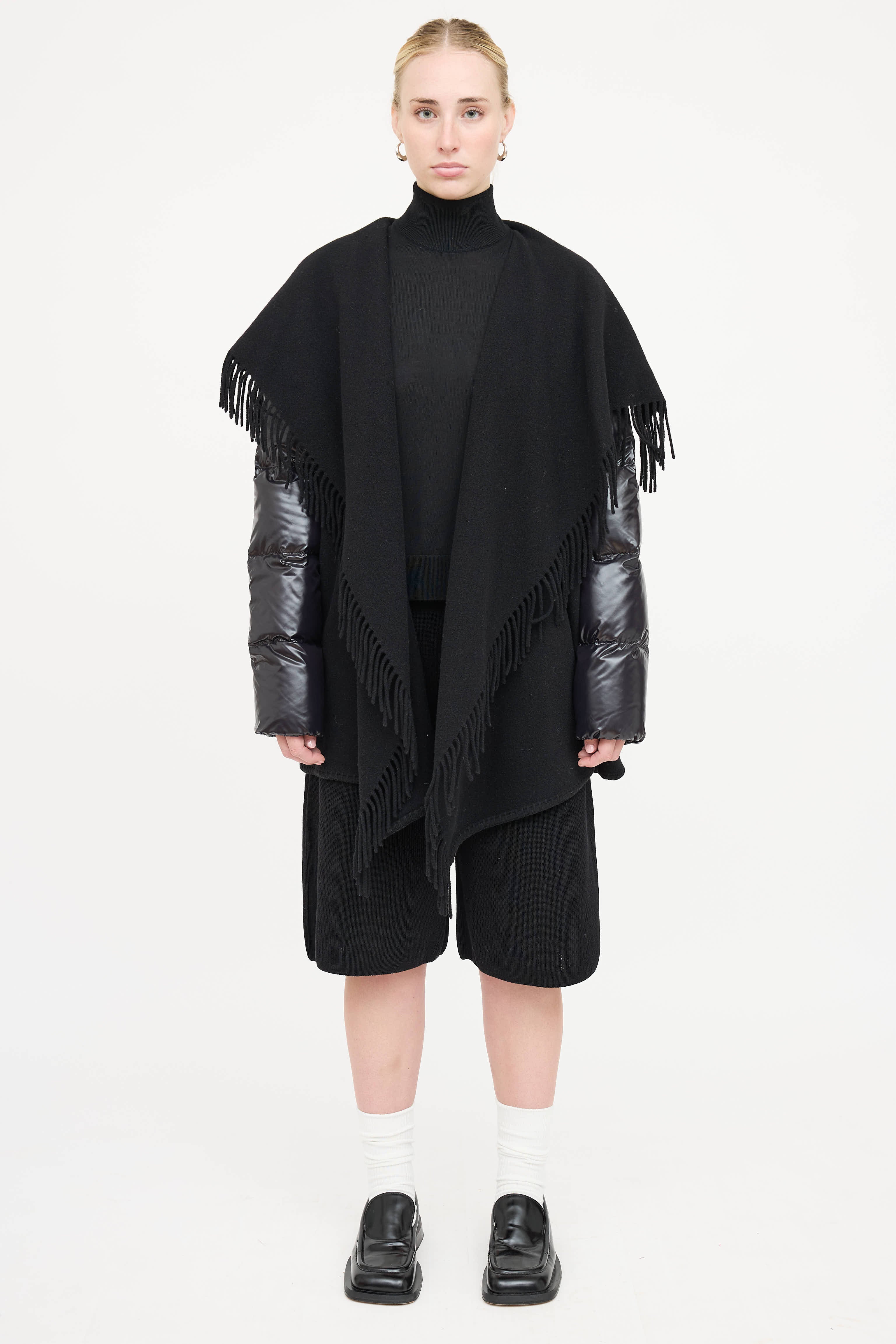 Moncler Down Shawl Jacket