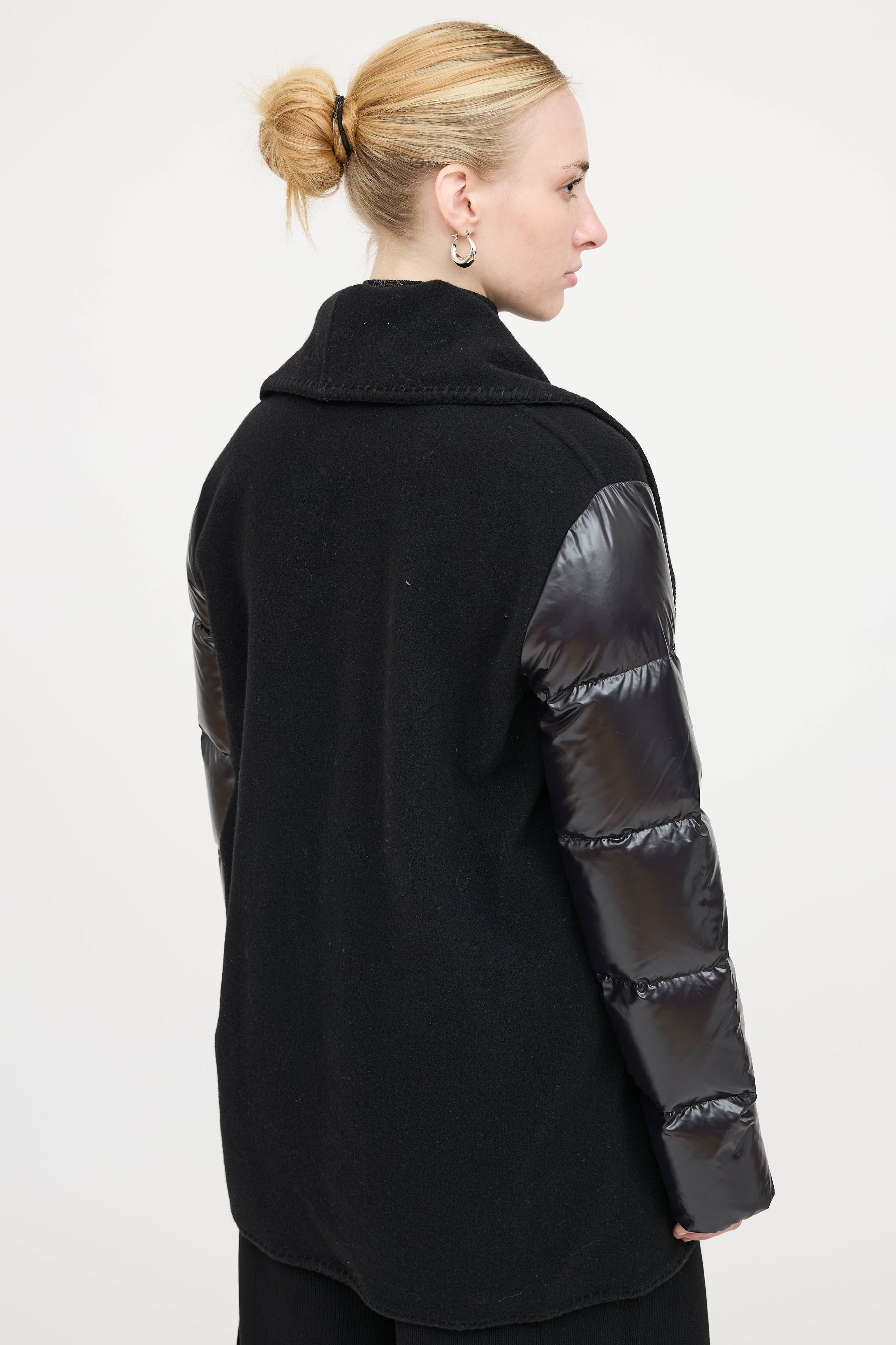 Moncler Down Shawl Jacket