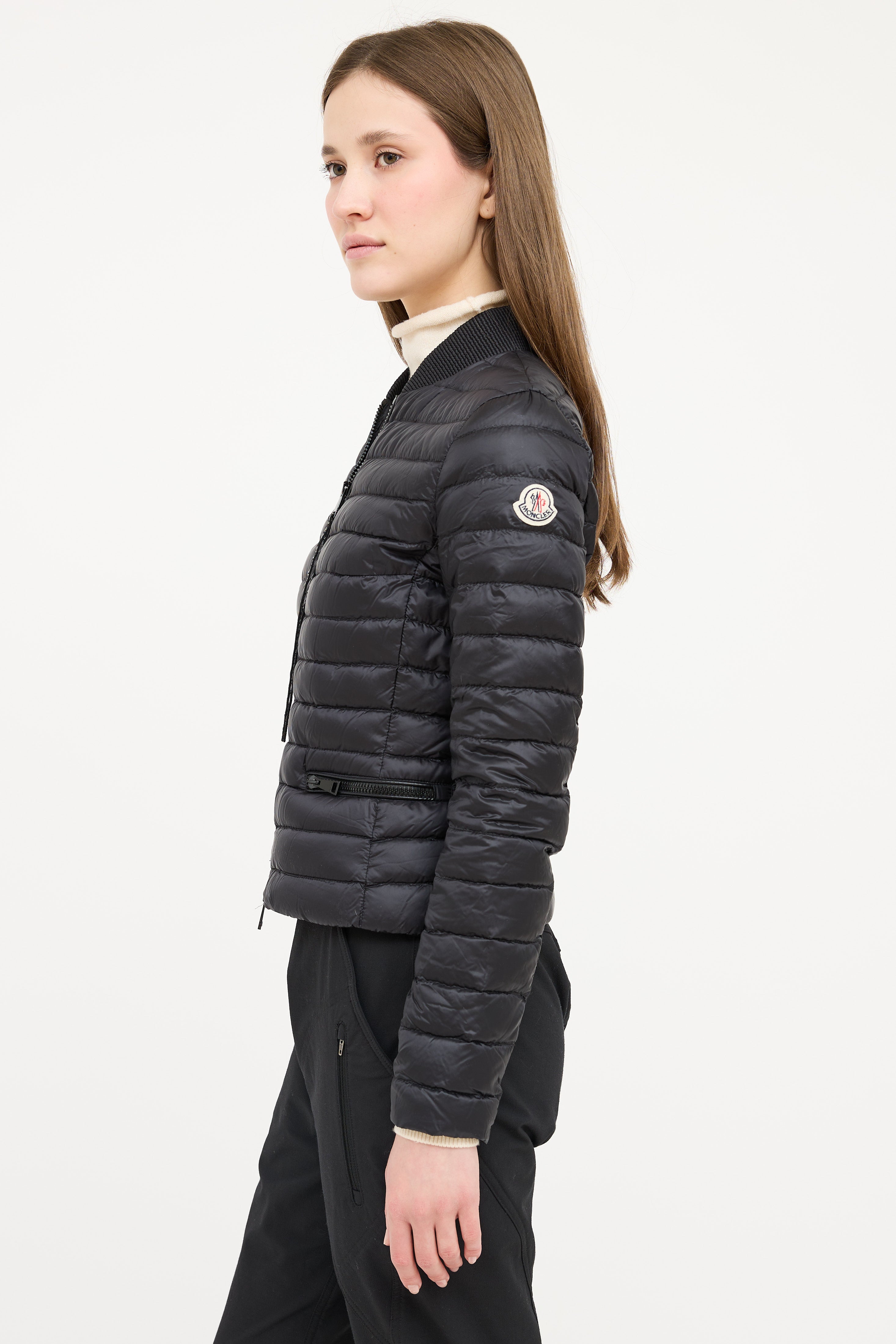 Moncler Black Blenca Down Jacket