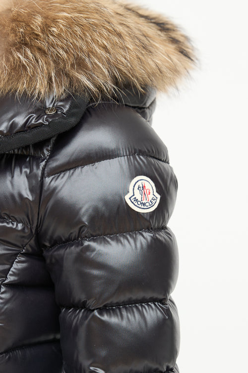 Moncler Down Fur Trim Armoise Puffer Jacket