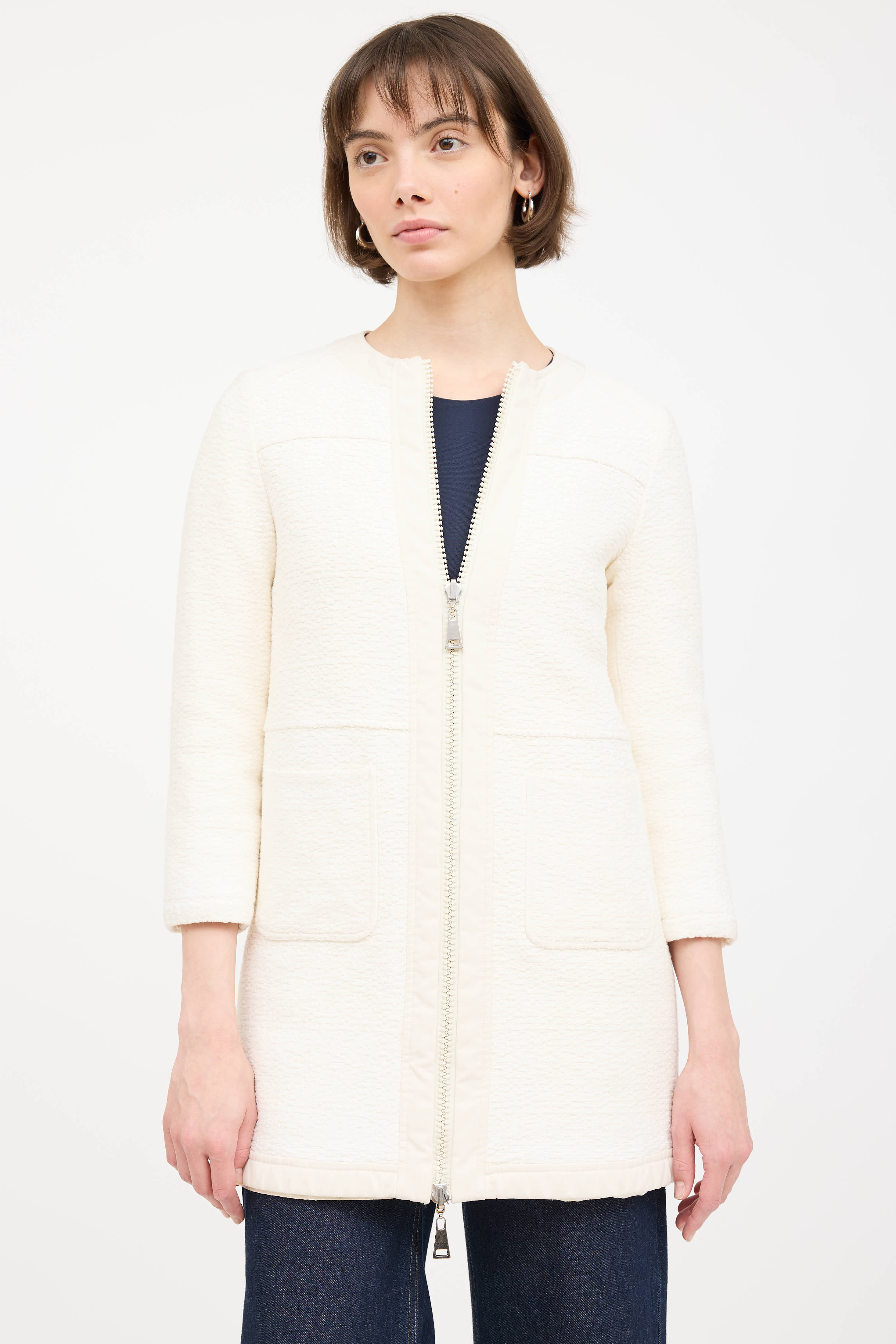 Moncler Freesia Reversible Down Coat