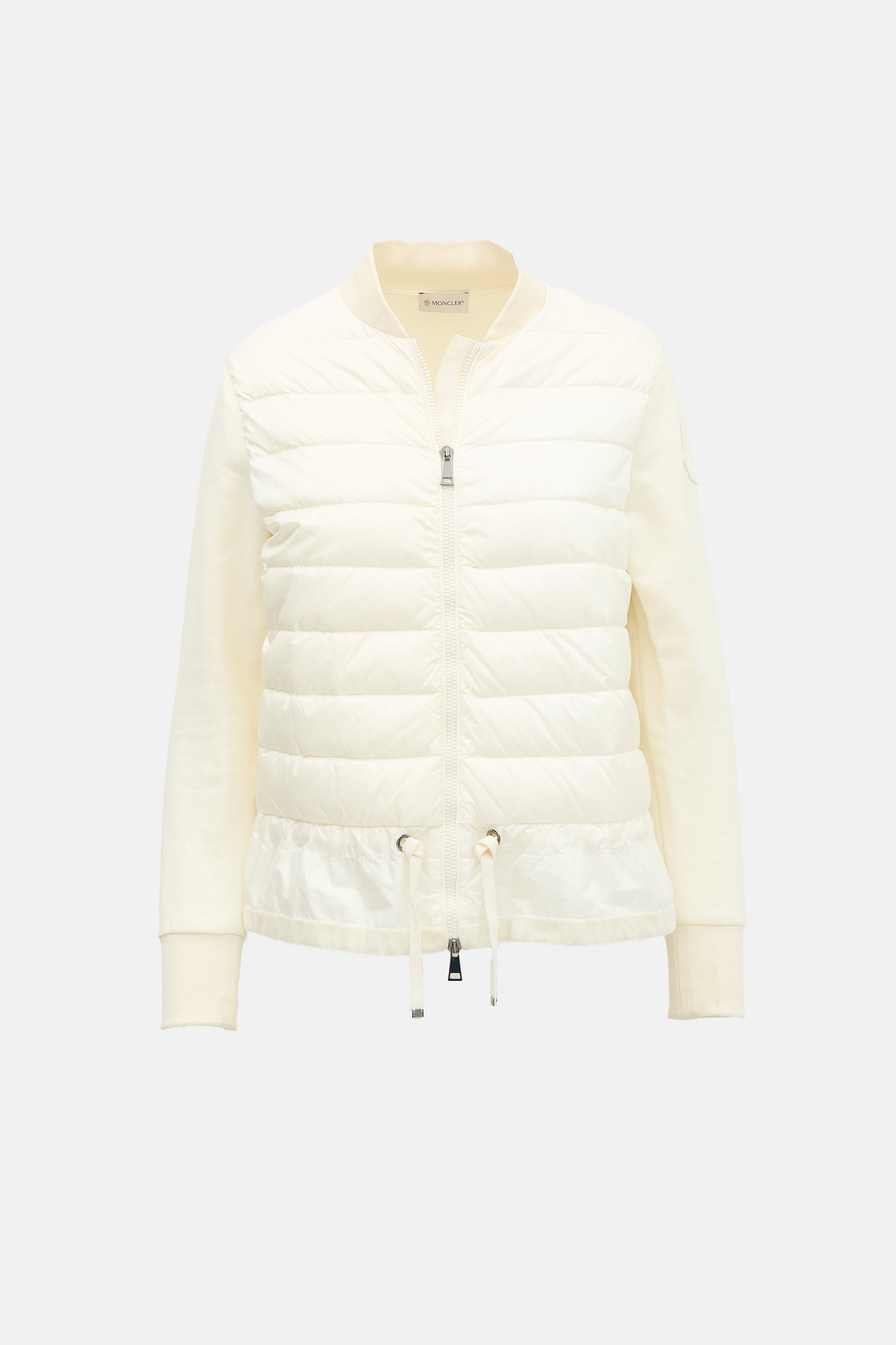 Moncler Down Peplum Cardigan