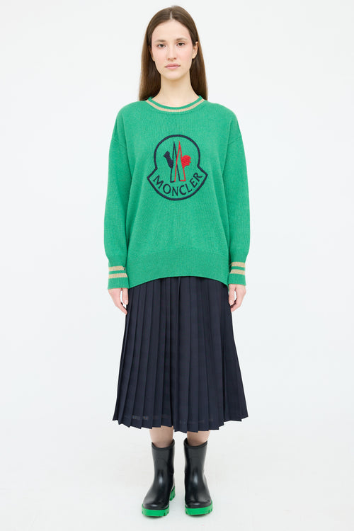 Moncler Wool Logo Sweater