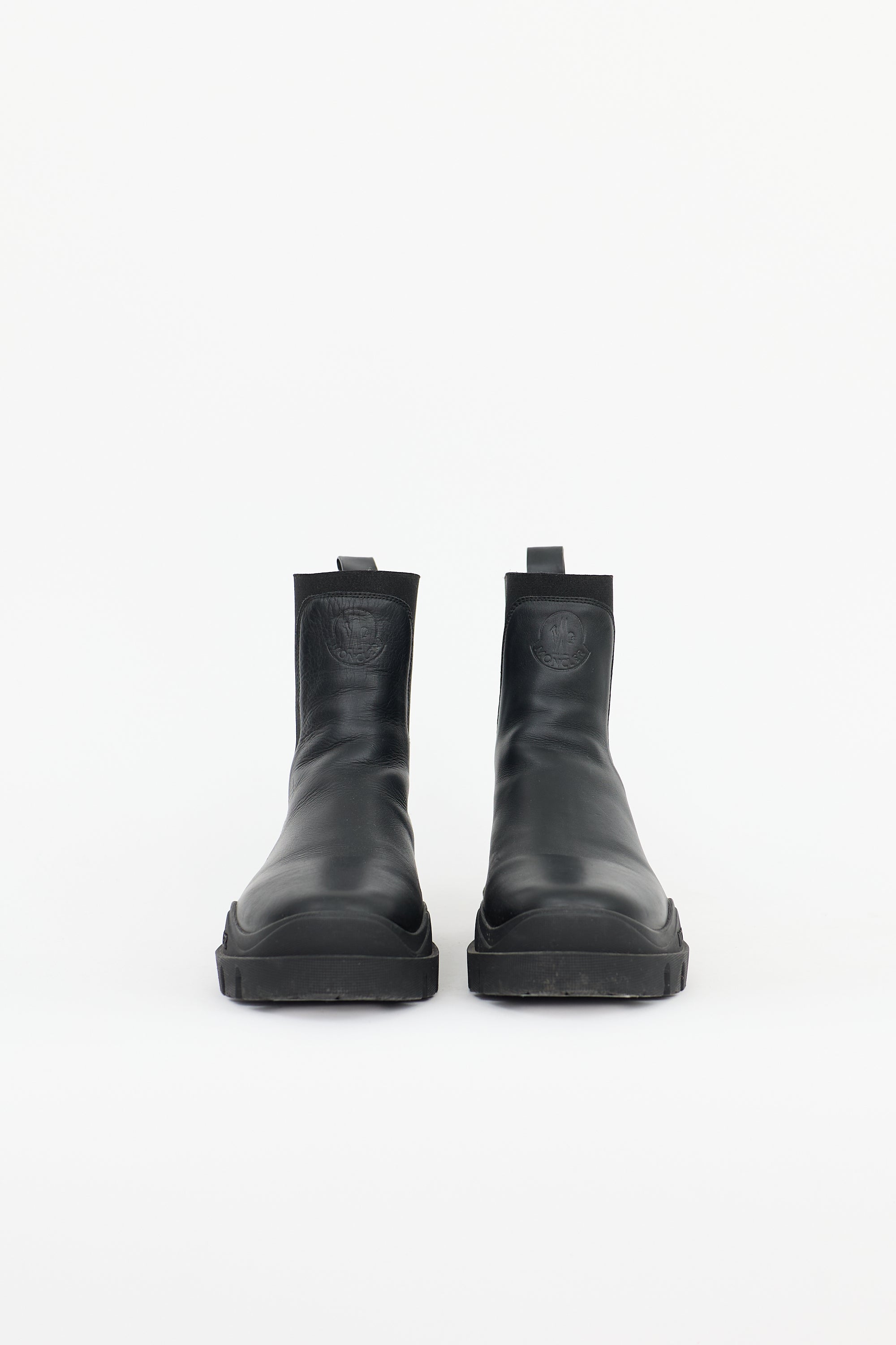 Moncler Leather Larue Chelsea Boot