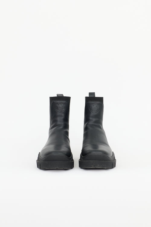 Moncler Leather Larue Chelsea Boot