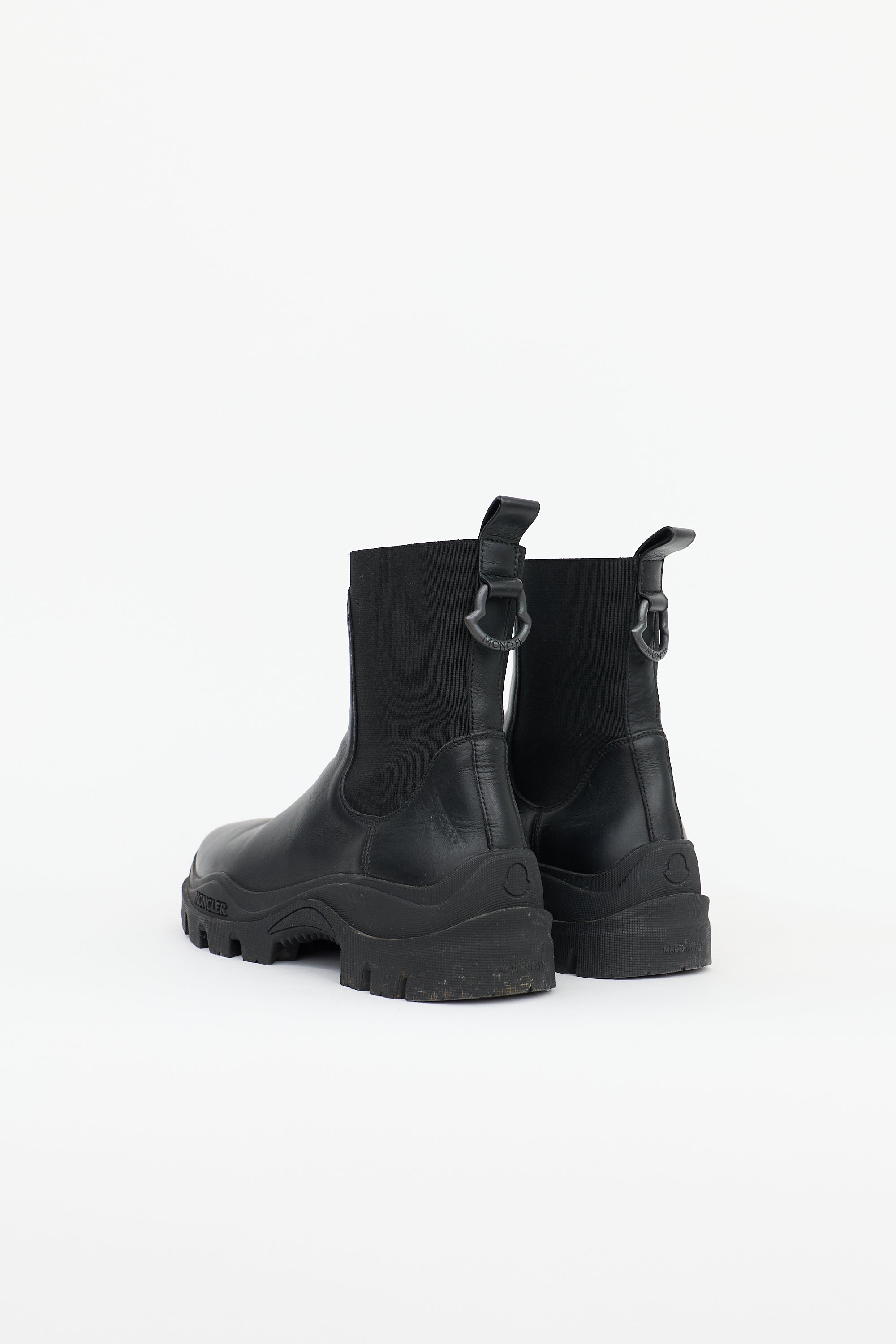 Moncler Leather Larue Chelsea Boot