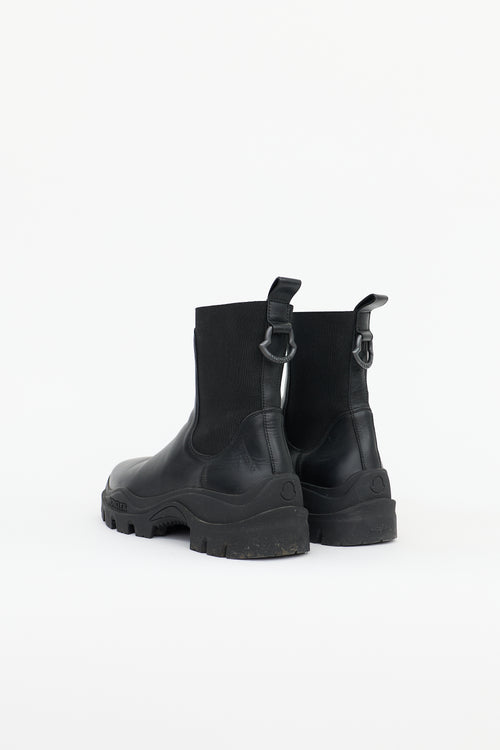 Moncler Leather Larue Chelsea Boot