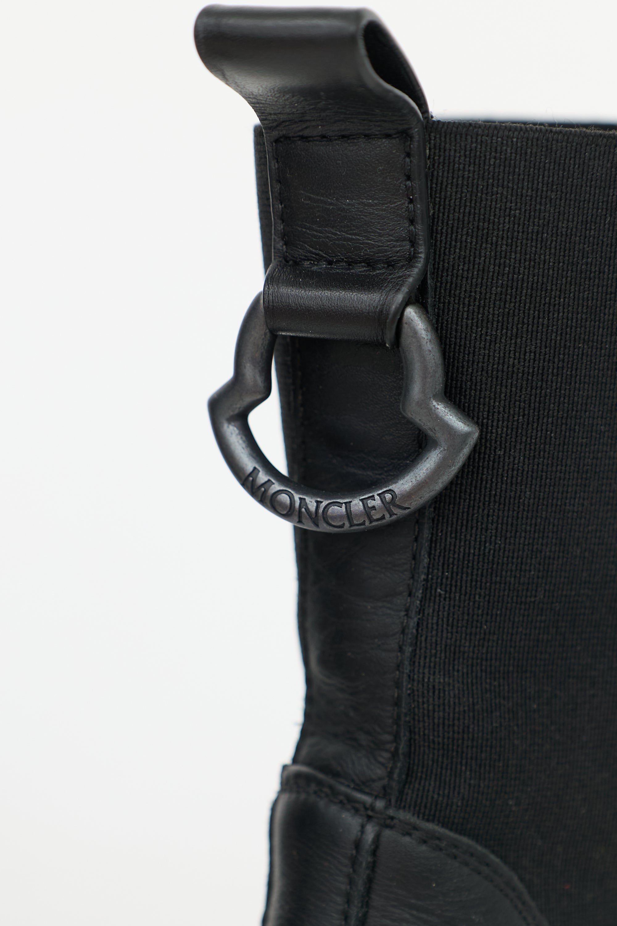 Moncler Leather Larue Chelsea Boot