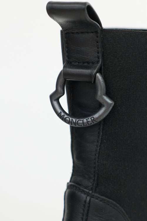 Moncler Leather Larue Chelsea Boot
