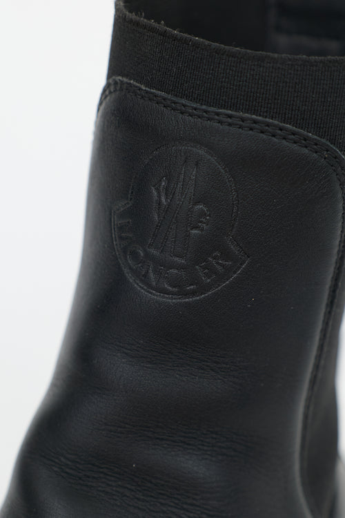 Moncler Leather Larue Chelsea Boot