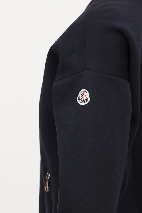 Moncler Striped Bomber Jacket