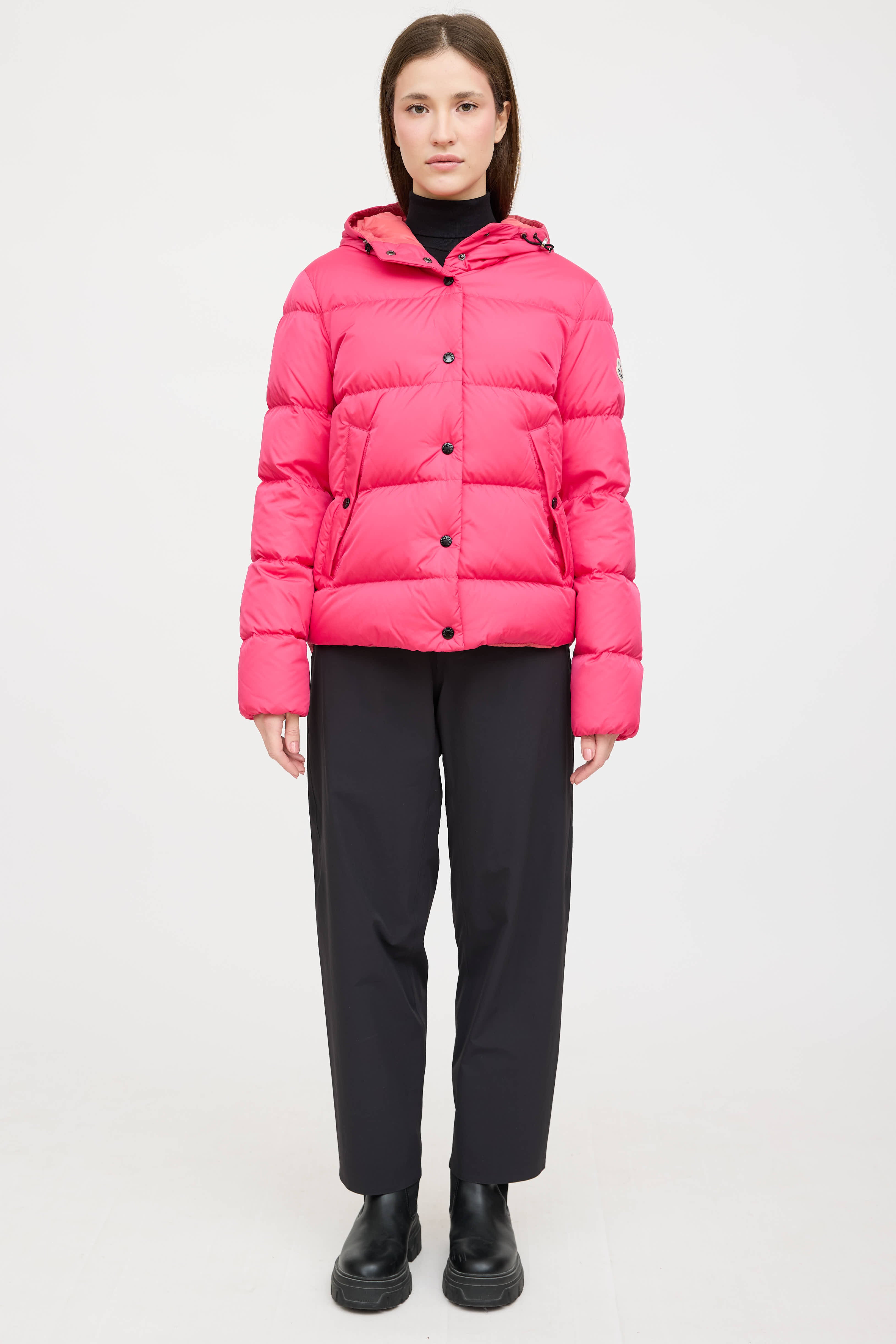 Moncler Lena Hooded Down Jacket
