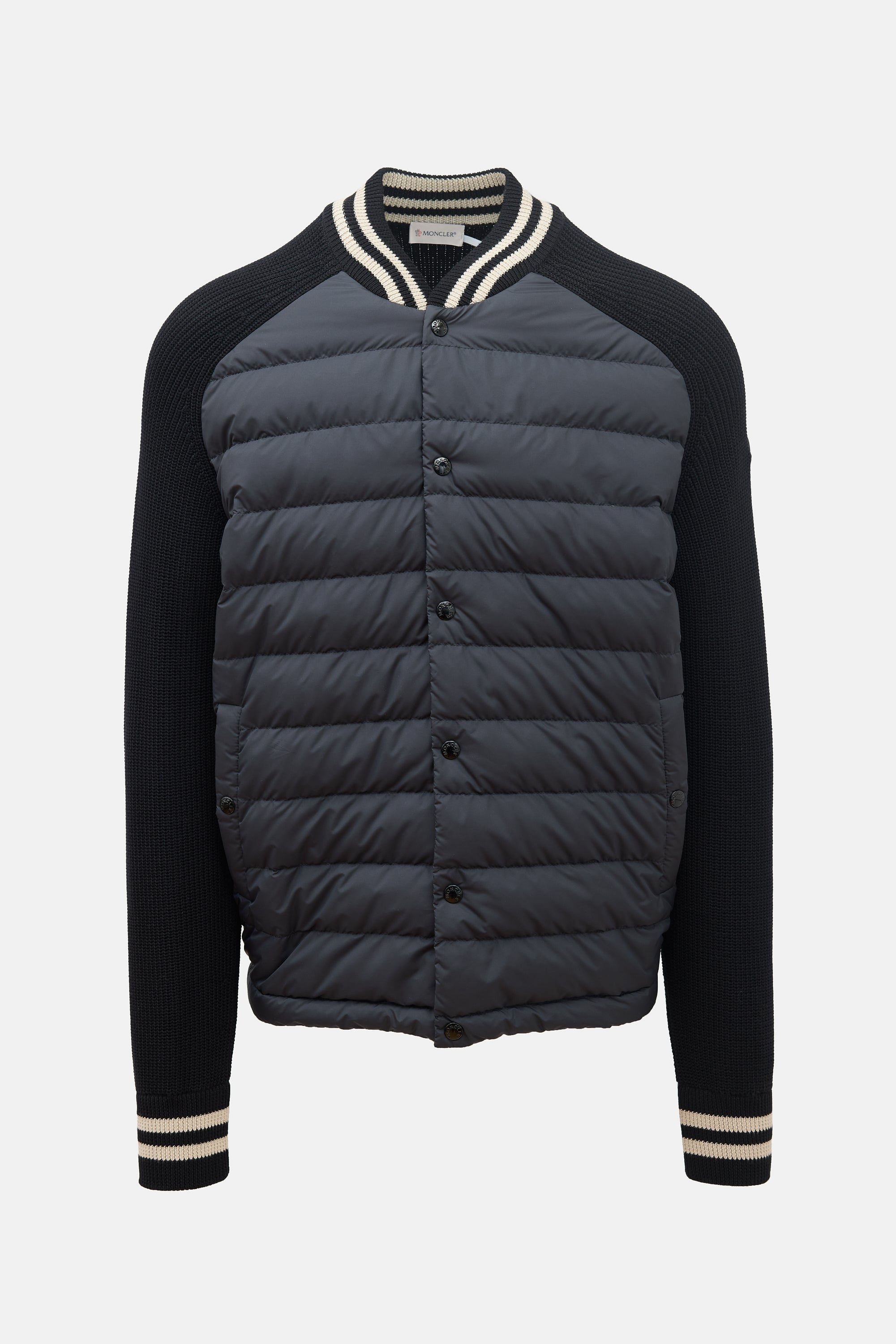 Moncler Rib Knit Puffer Cardigan