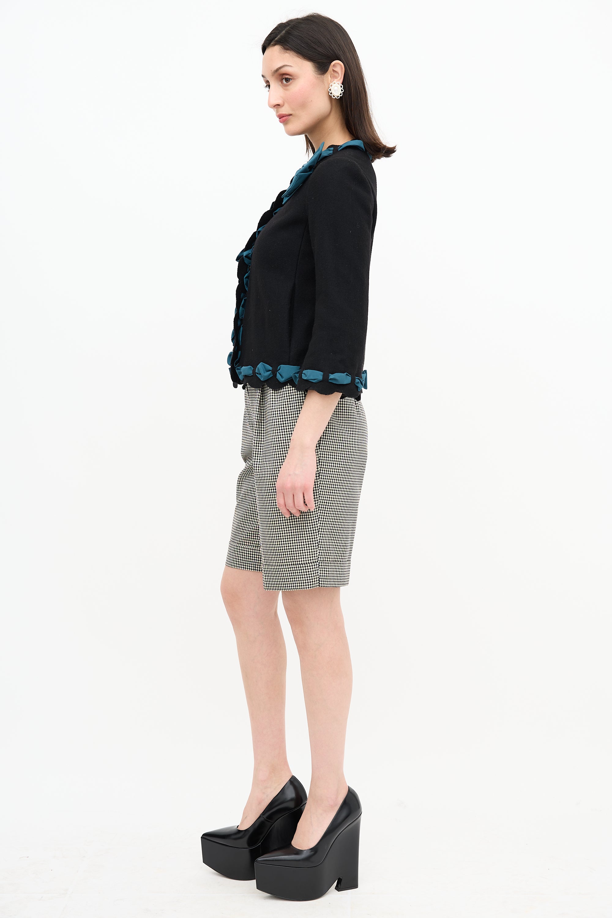 Moschino Wool Ribbon Jacket
