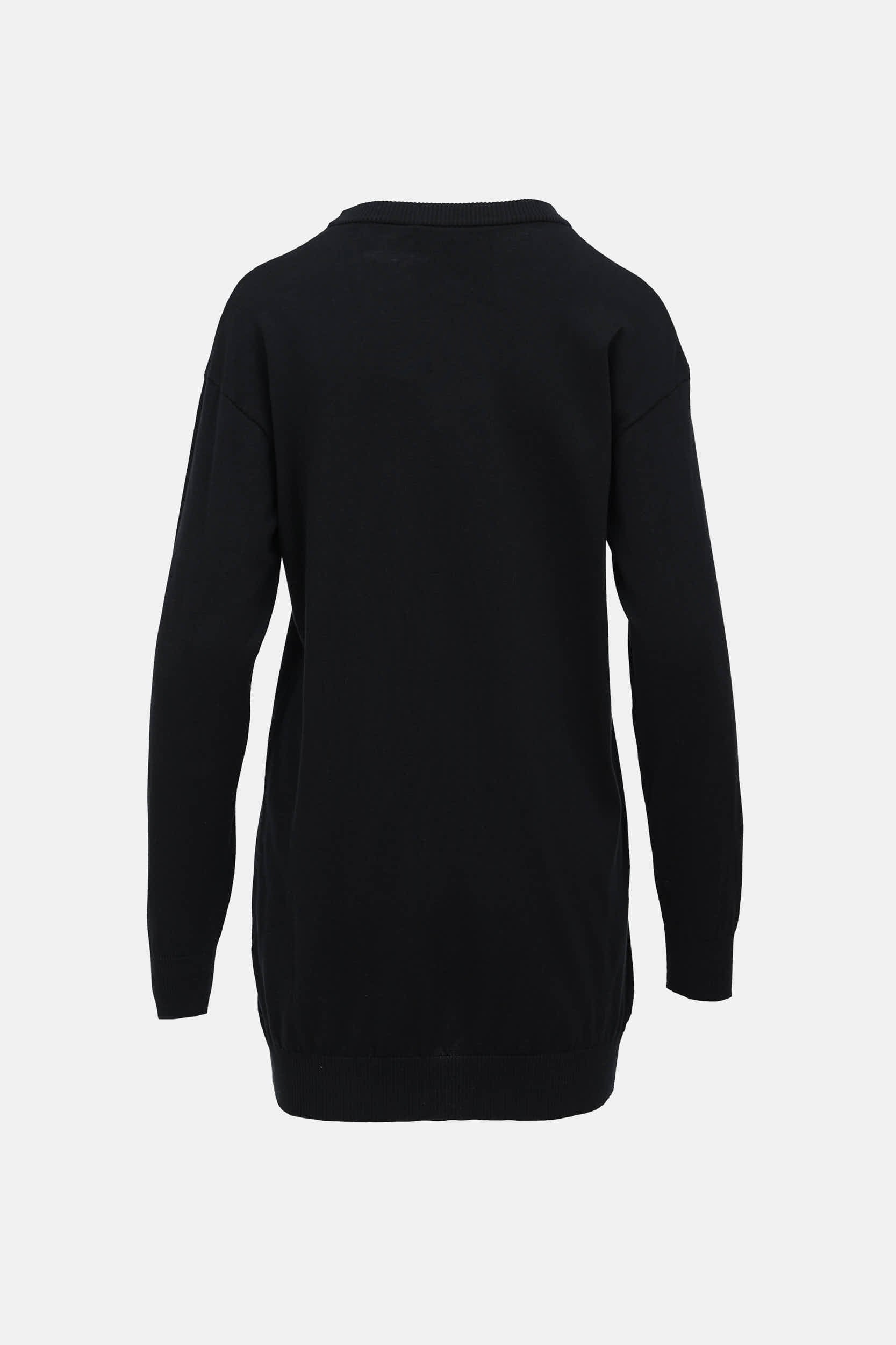 Moschino Knit Teddy Graphic Sweater