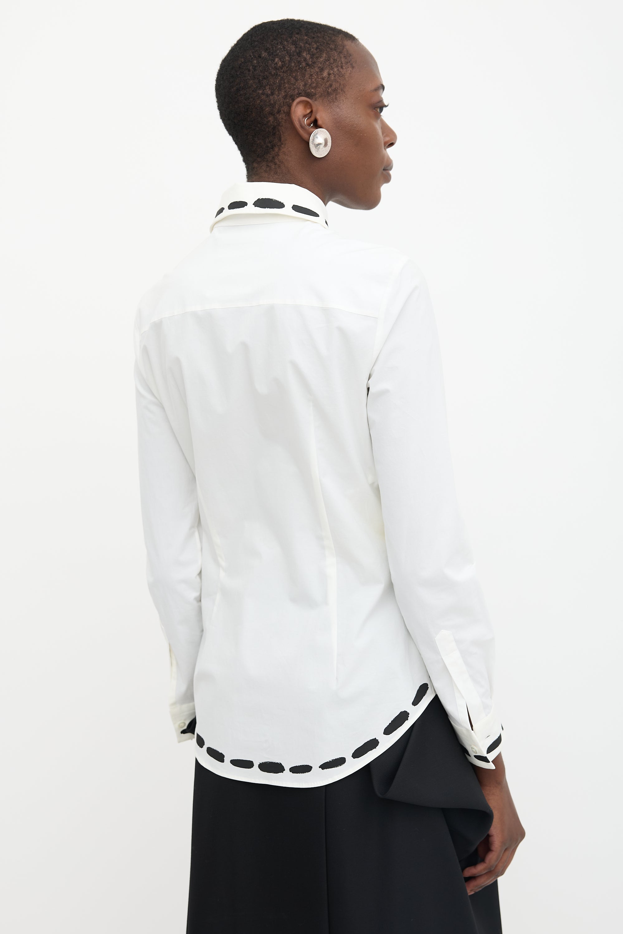 Moschino Paint Printed Shirt
