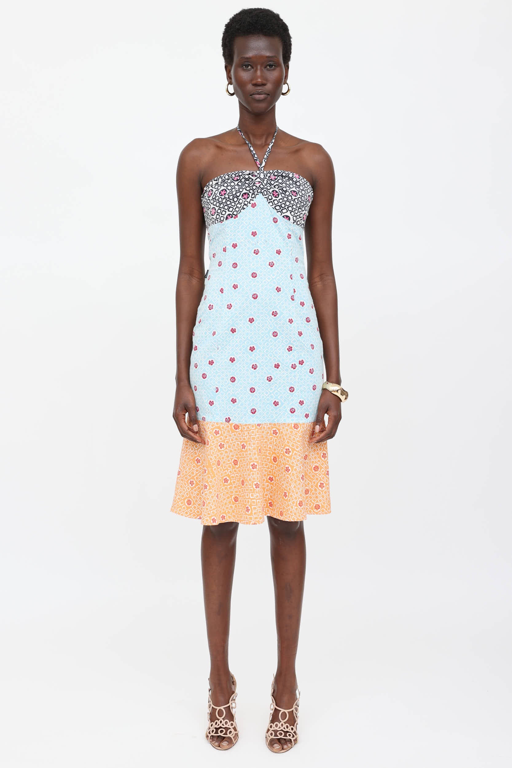 Moschino Halter Midi Dress