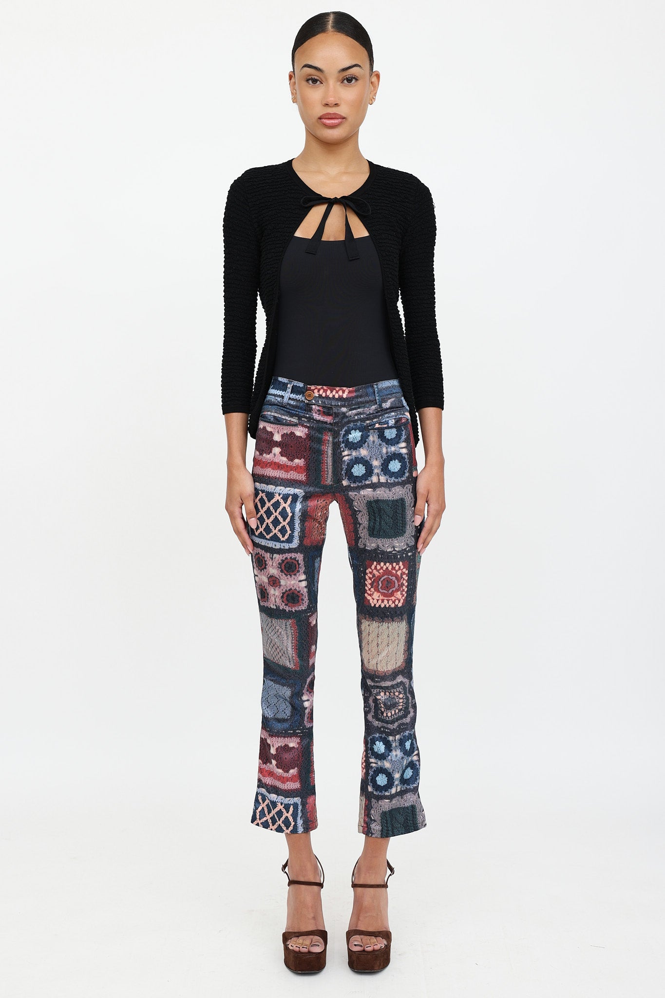 MoschinoJeans C. 1990s Crochet  Pant
