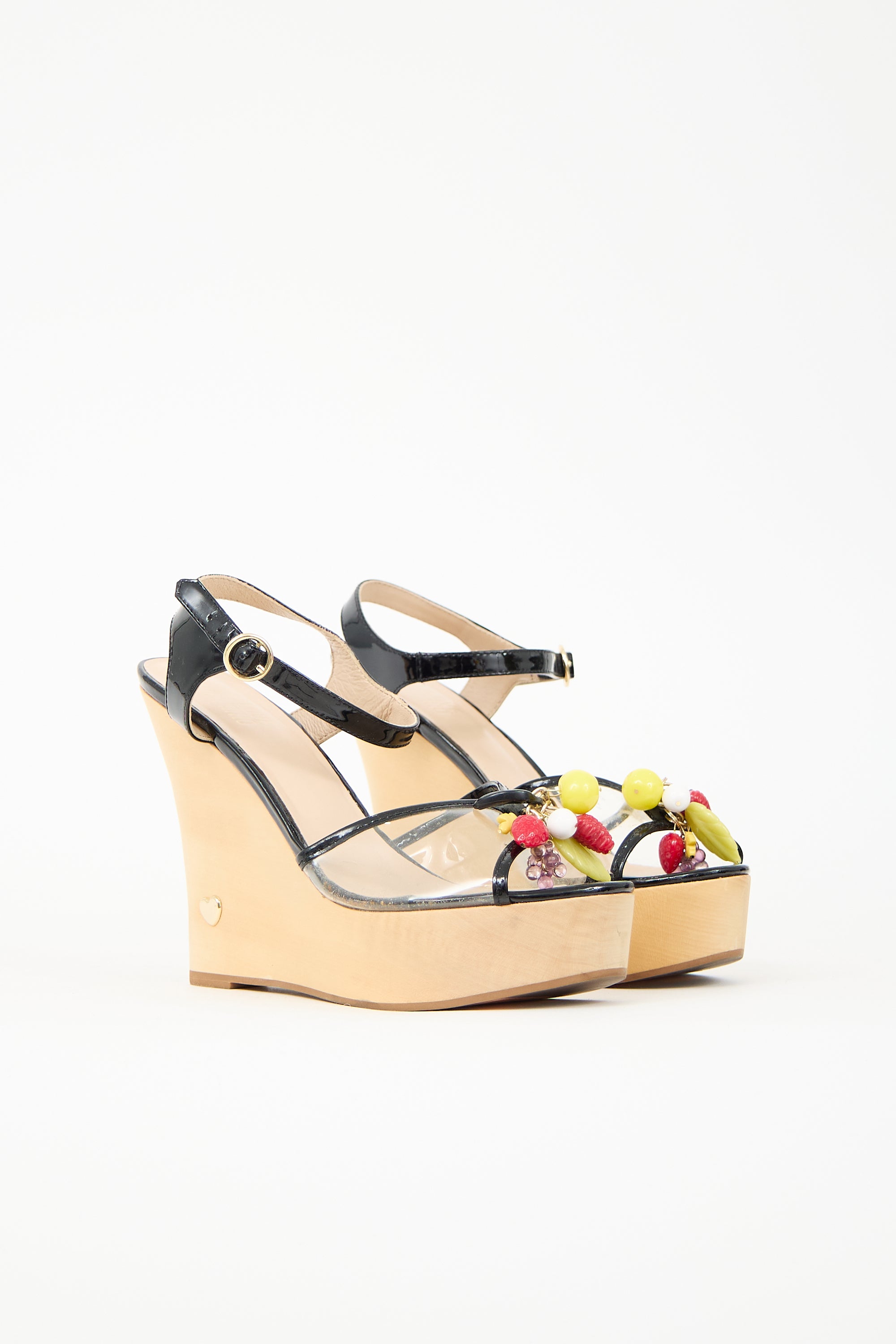 Moschino LOVE Charm Wedge