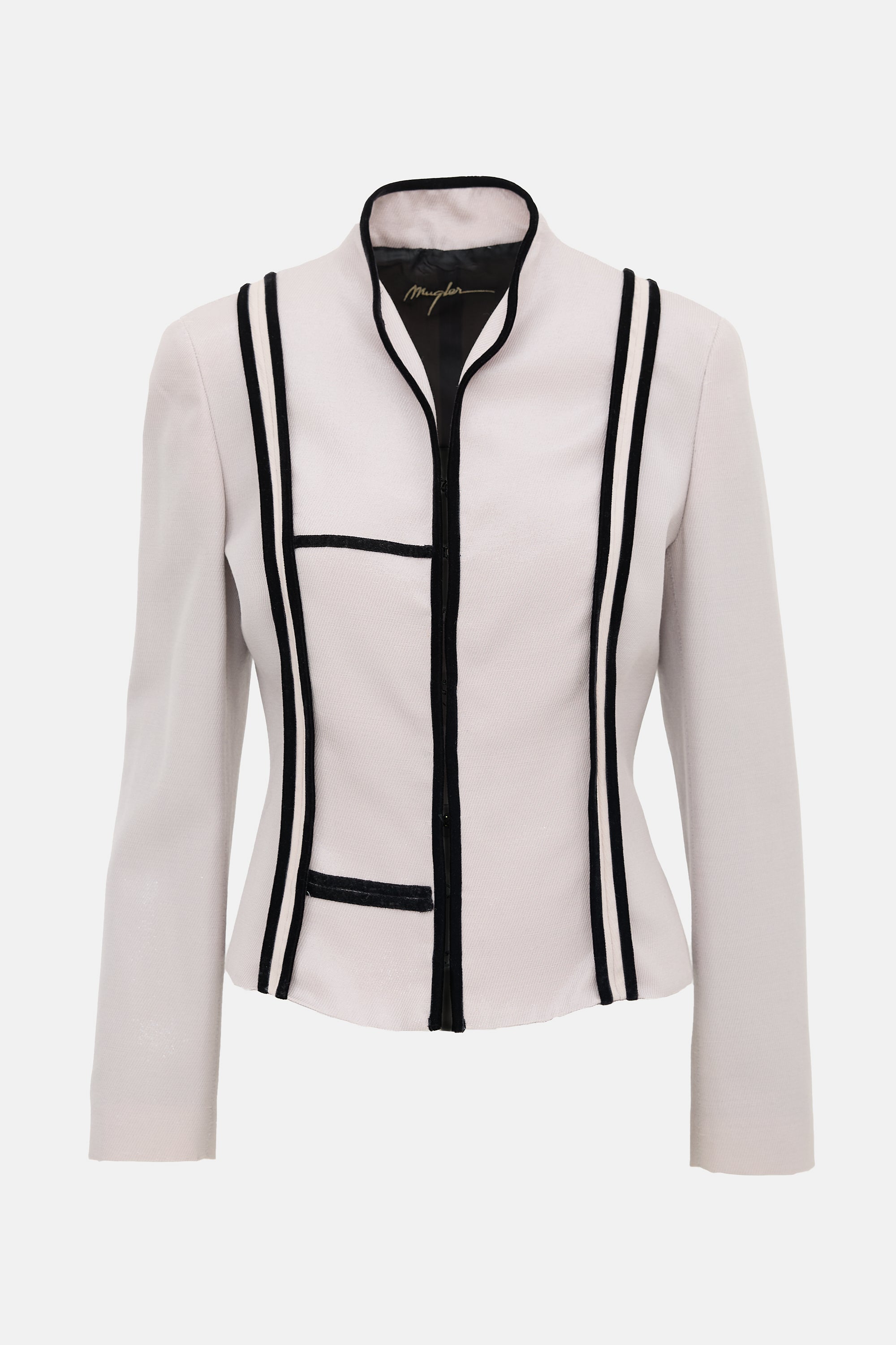 Mugler Glitter Trimmed Jacket