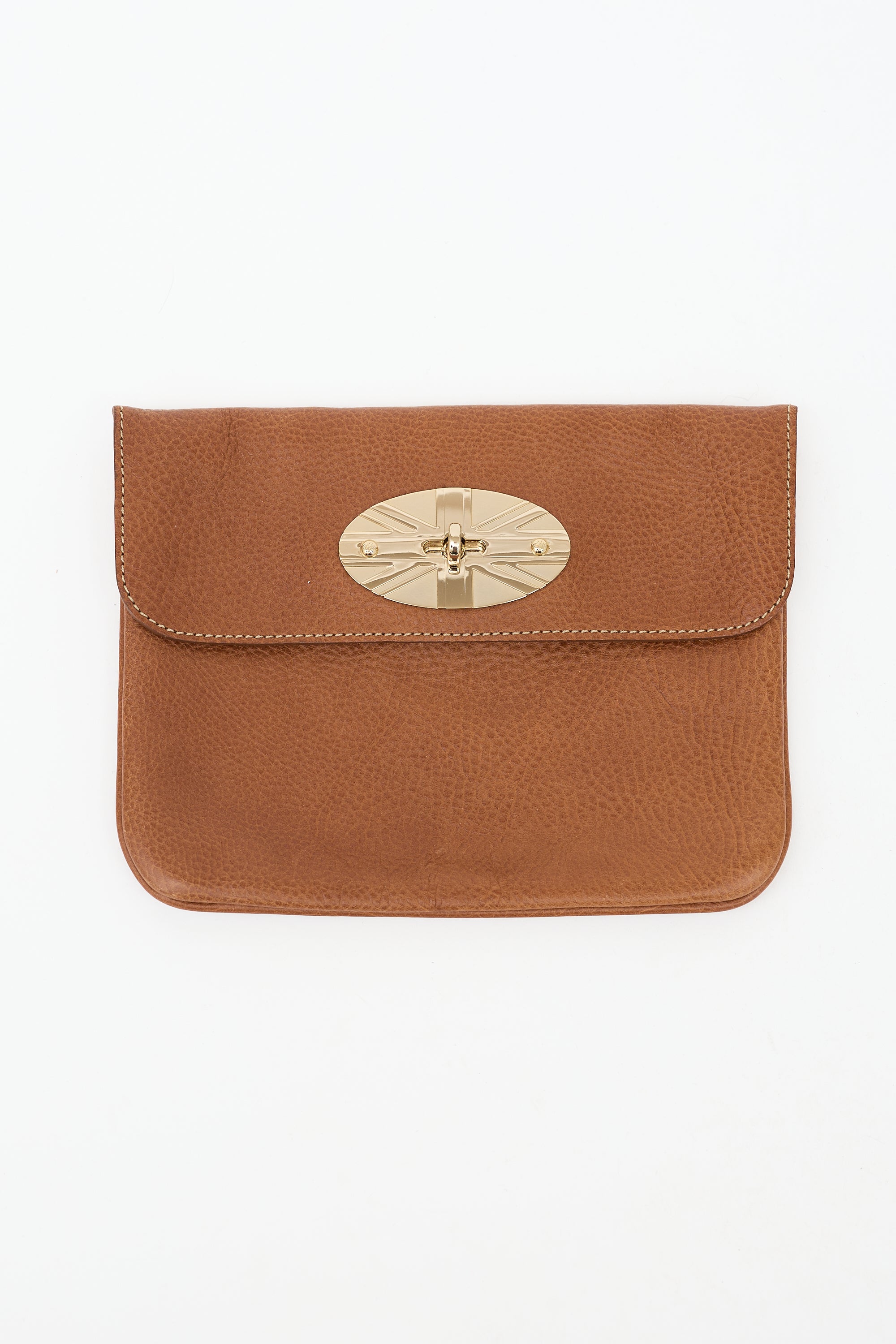 Mulberry Leather Union Jack Pouch