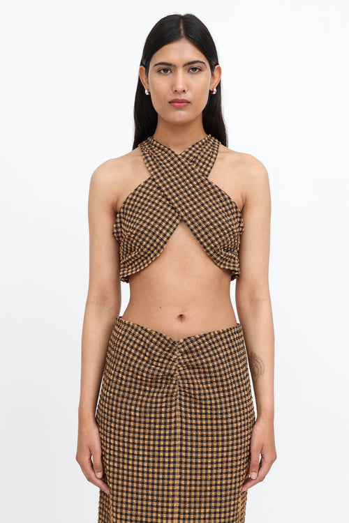 Nanushka Gingham Co-ord Set