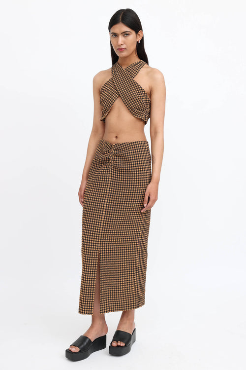 Nanushka Gingham Co-ord Set
