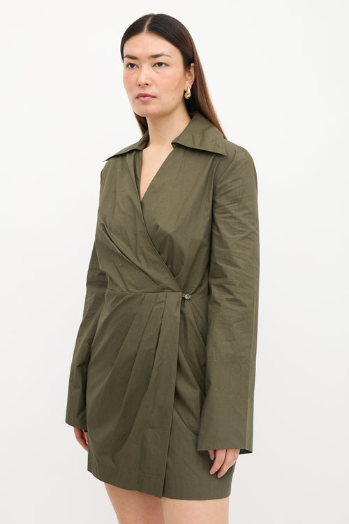Nanushka Poplin Esma Mini Dress