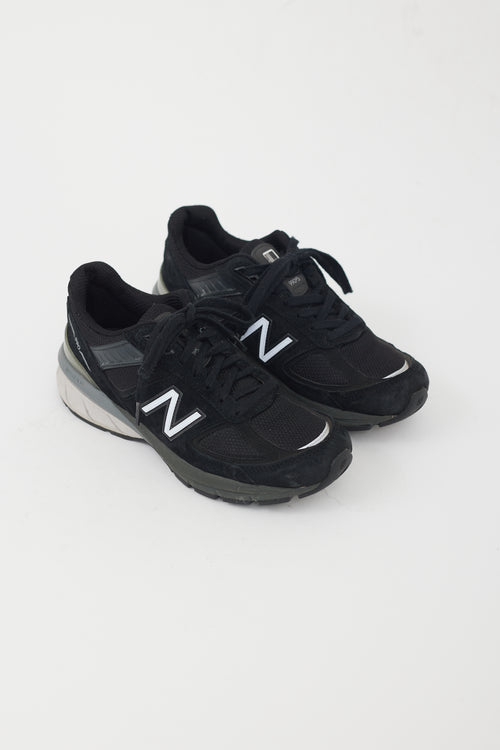 New Balance Black & Grey 990 Sneaker
