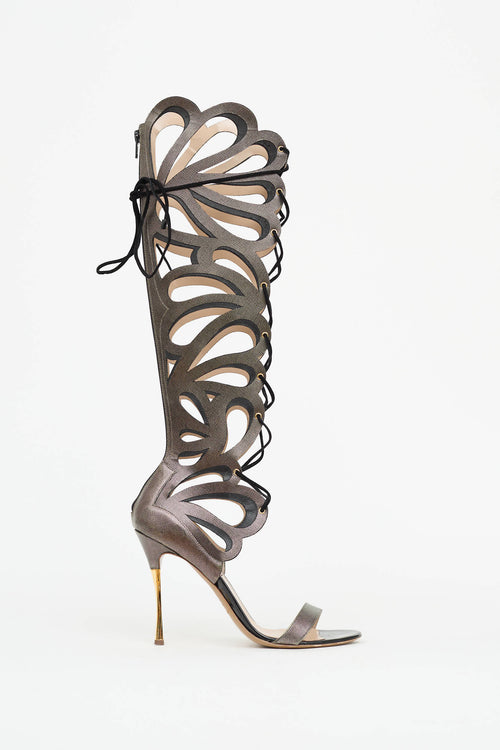 Nicholas Kirkwood Butterfly Cutout Sandal