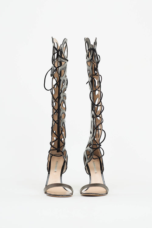 Nicholas Kirkwood Butterfly Cutout Sandal