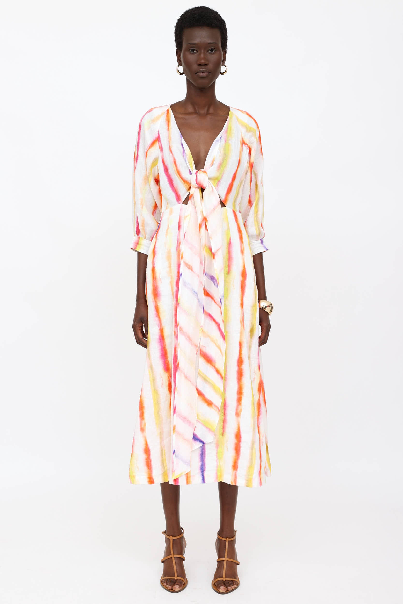 Nicholas Linen Maxi Dress