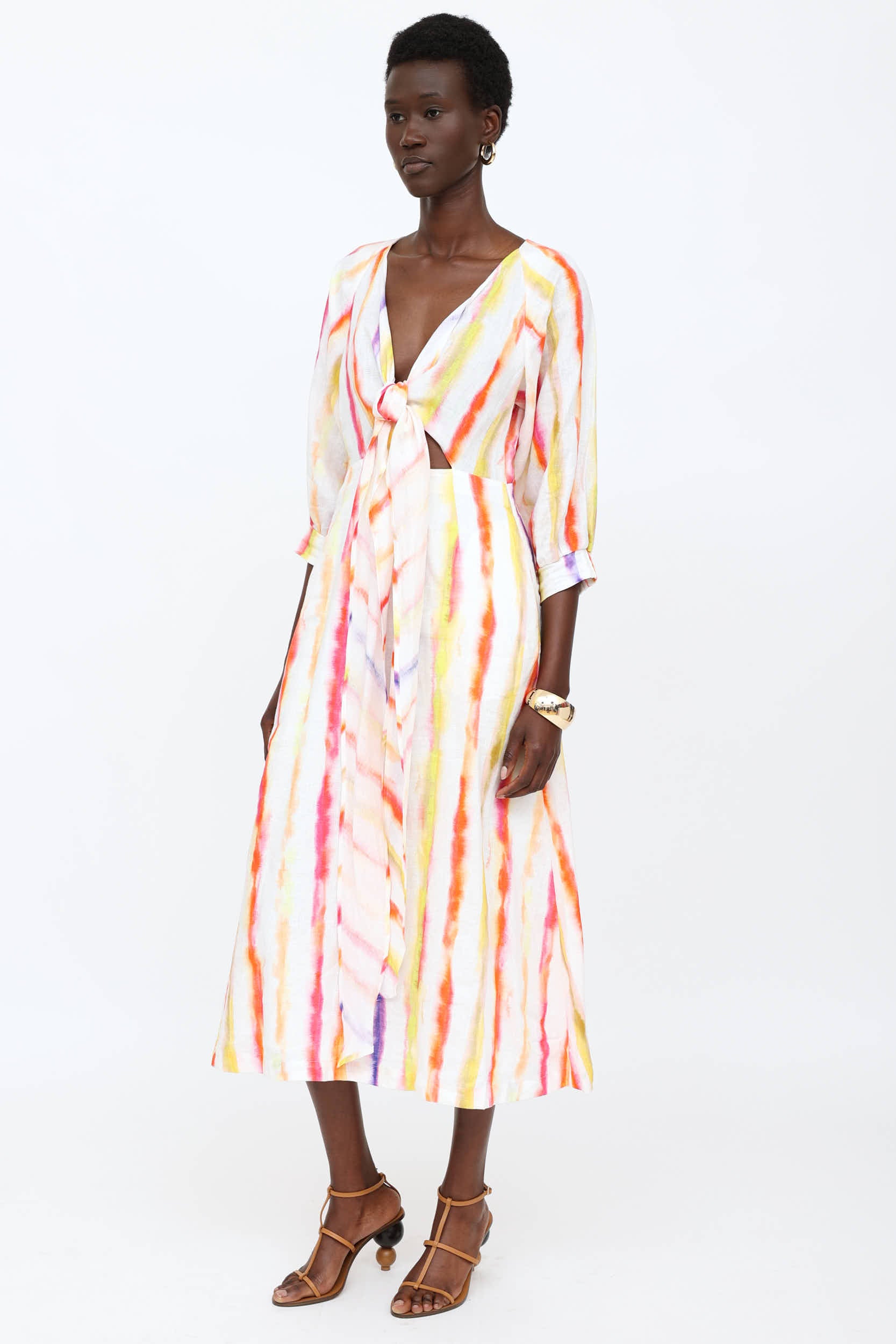 Nicholas Linen Maxi Dress