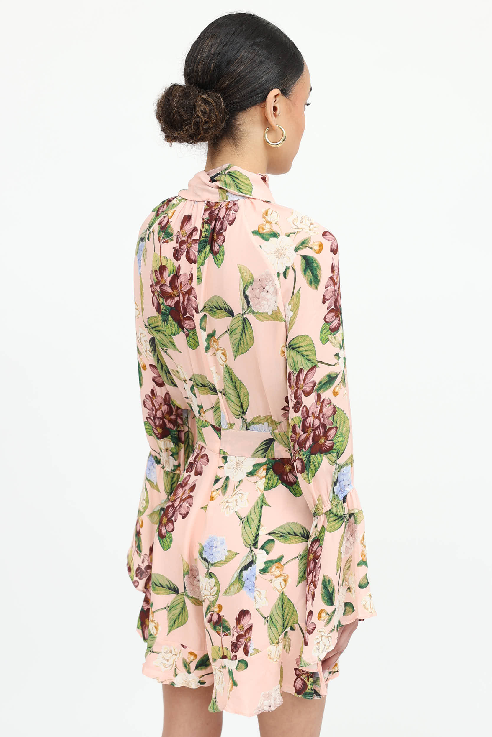 Floral Cutout Romper