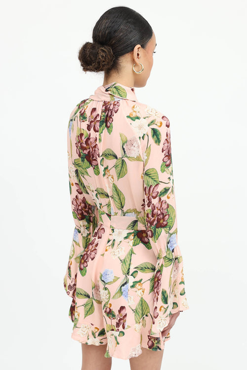 Floral Cutout Romper